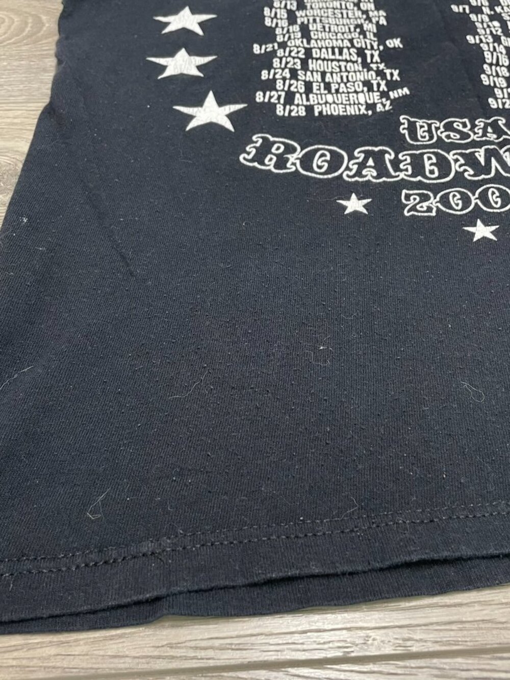 Vintage Motörhead USA Roadwork 2008 Tour Vest Metal Rock Band Cutoff T-Shirt - Picture 7 of 7